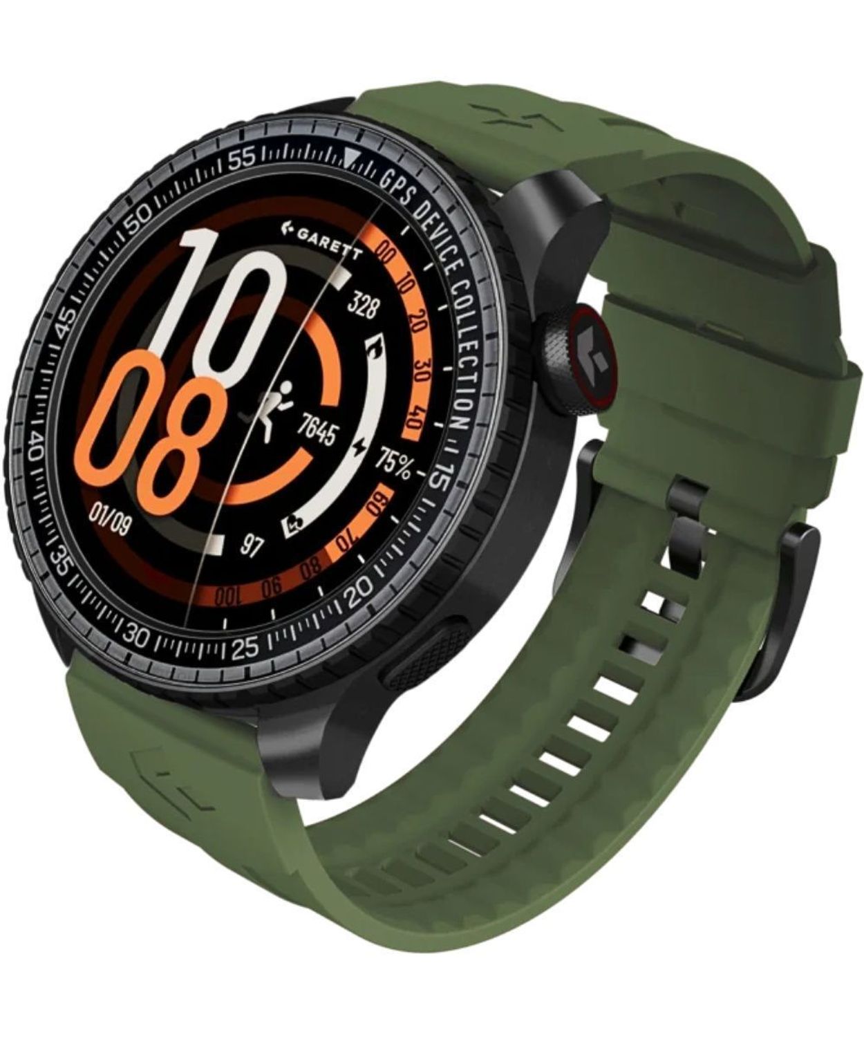 Smartwatch Garett Compass GPS czarny – Bluetooth, 5 ATM, rozmowy.jpg